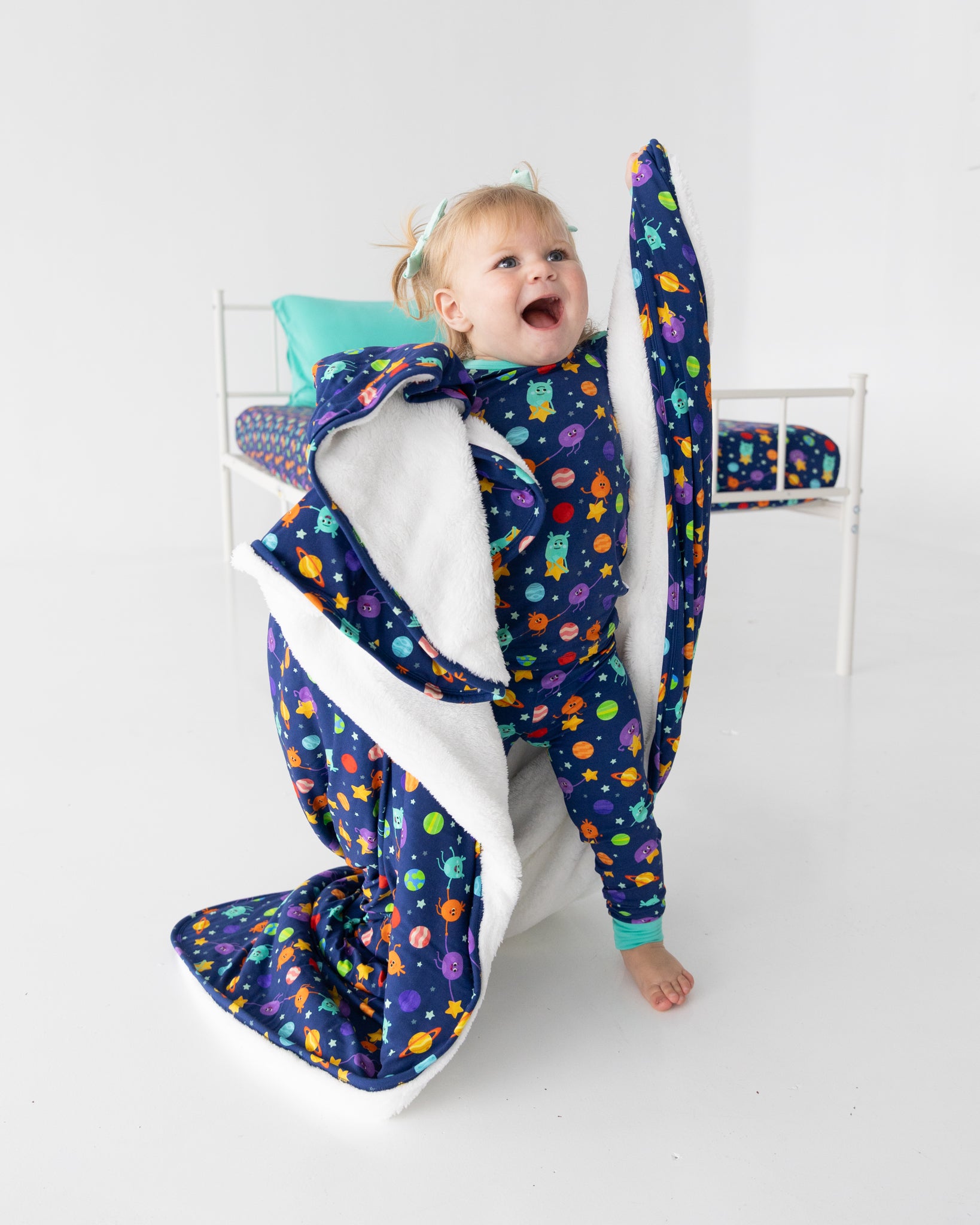 Couch Luxe Plushy - Super Simple™ Bumble Nums in Space - Tencel Modal