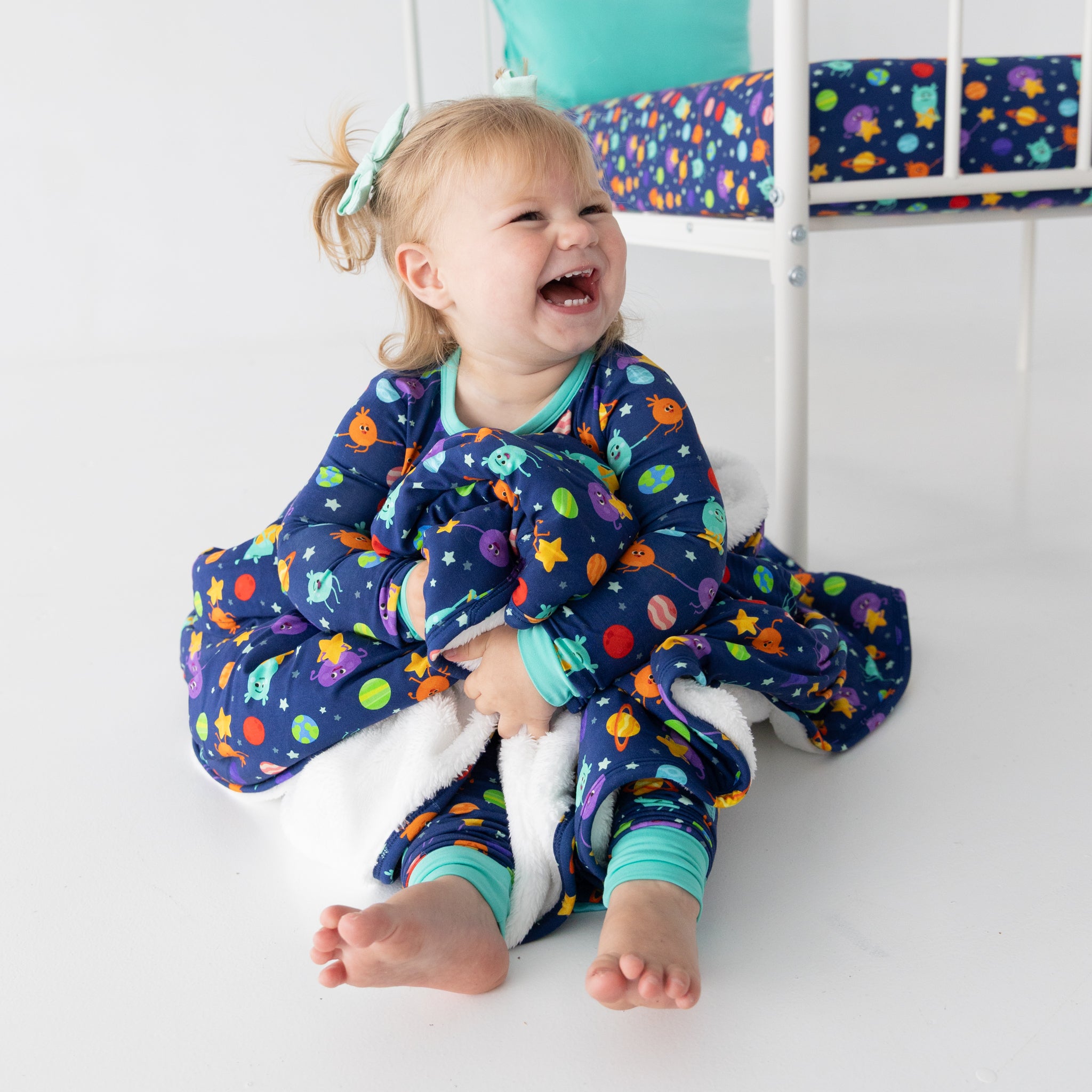 Classic Fit PJ Set - Super Simple™- The Bumble Nums in Space - Tencel™ Modal
