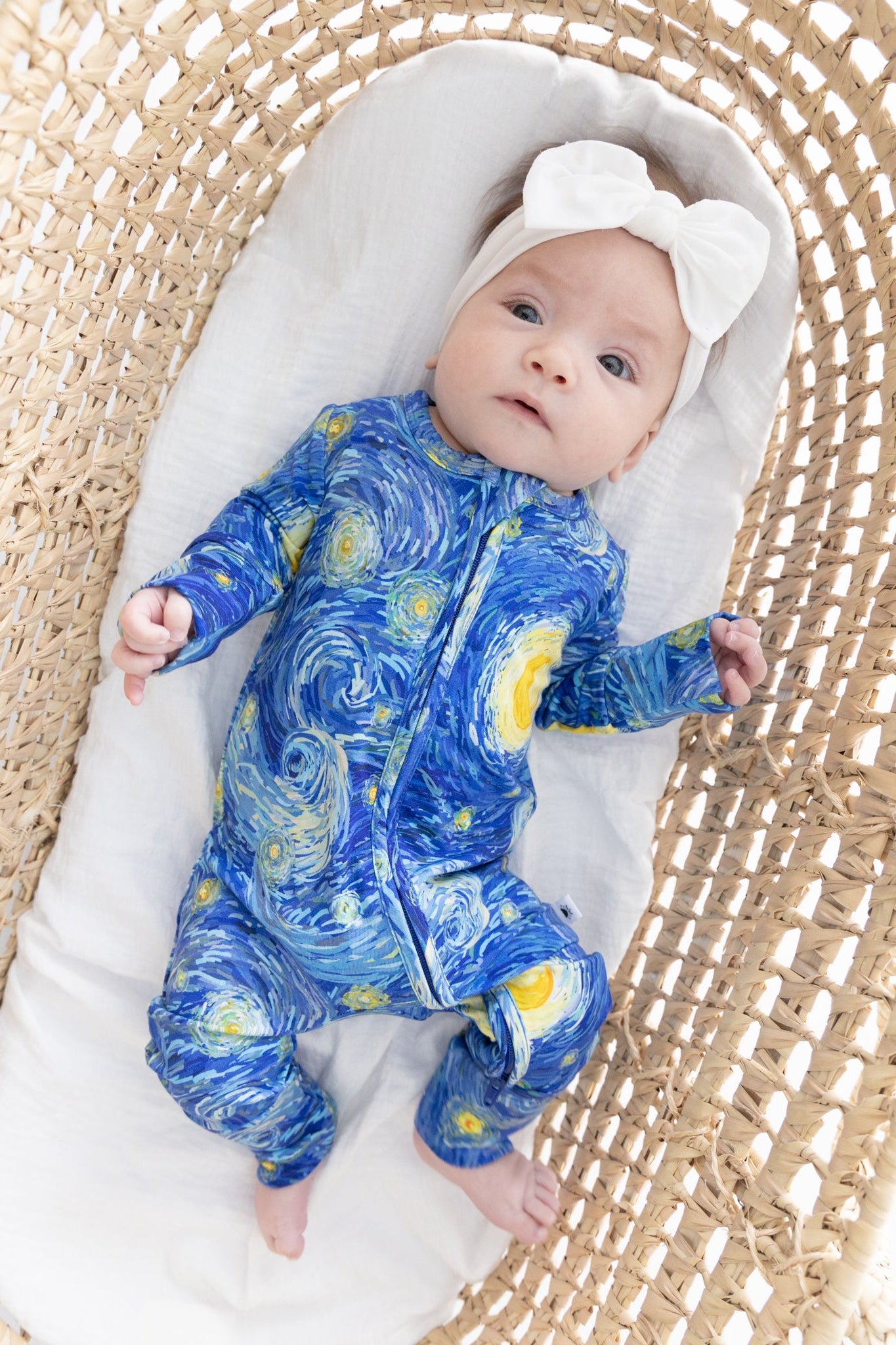 Flexi-Fit Zip PJ - Sleepy Starry Nights - Tencel Modal