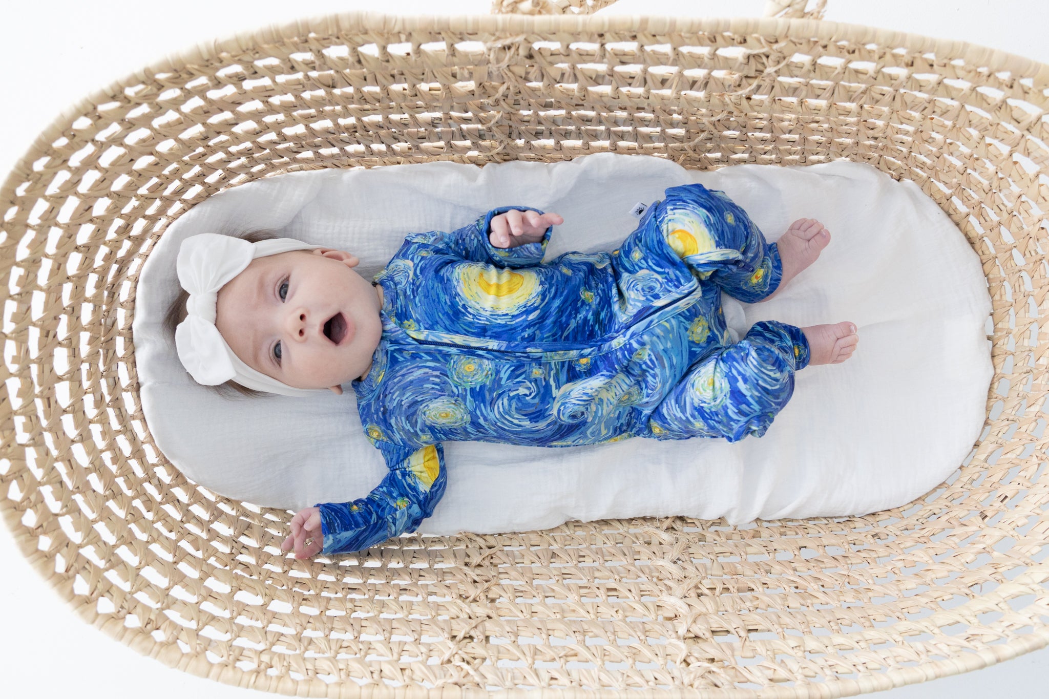 Flexi-Fit Zip PJ - Sleepy Starry Nights - Tencel Modal