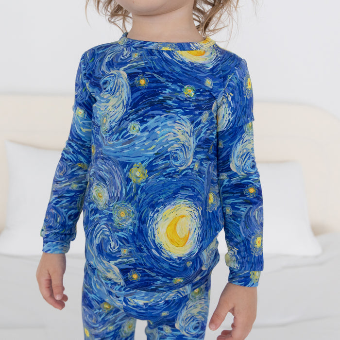 Classic Fit PJ Set - Sleepy Starry Nights - Tencel Modal